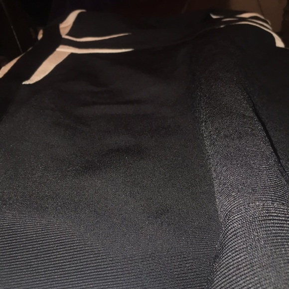 HERVE LEGER SIZE M BLACK WITH HINT OF WHITE - Picture 15 of 15